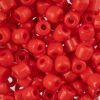 Picture of Czech Glass Rola Beads, Opaque Red, 4.5mm